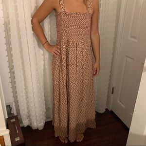 Loft Flower Maxi Dress